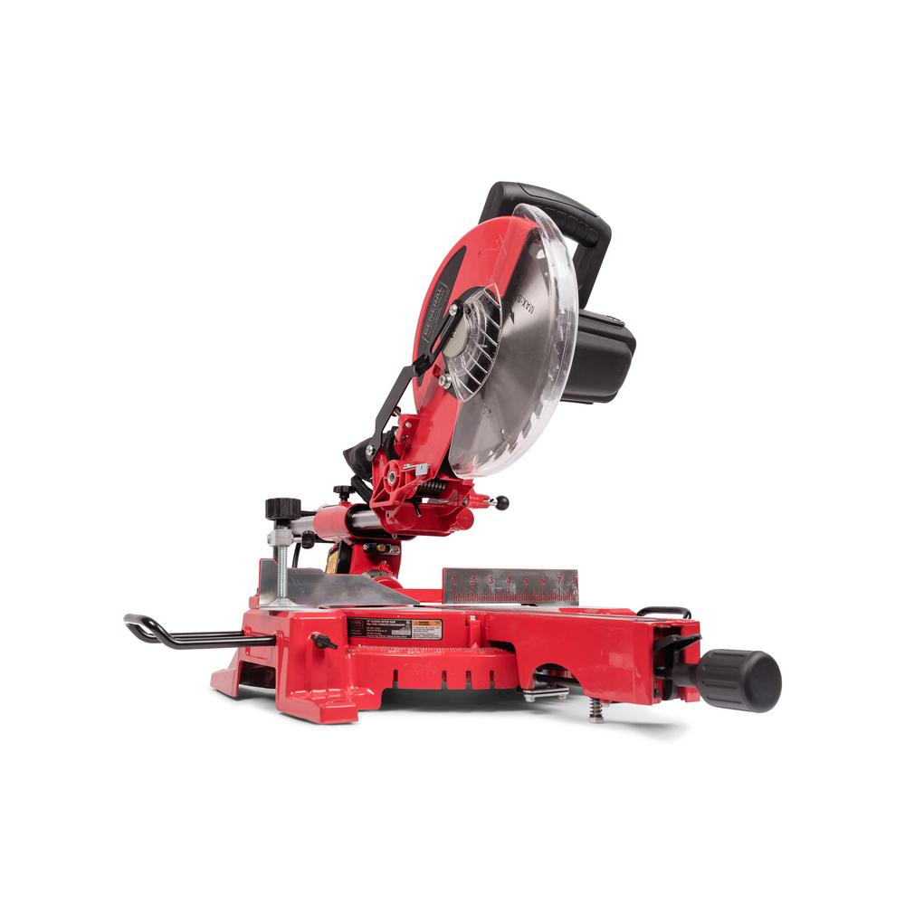 General International 15 Amp 10 in. Sliding Miter Saw with Laser