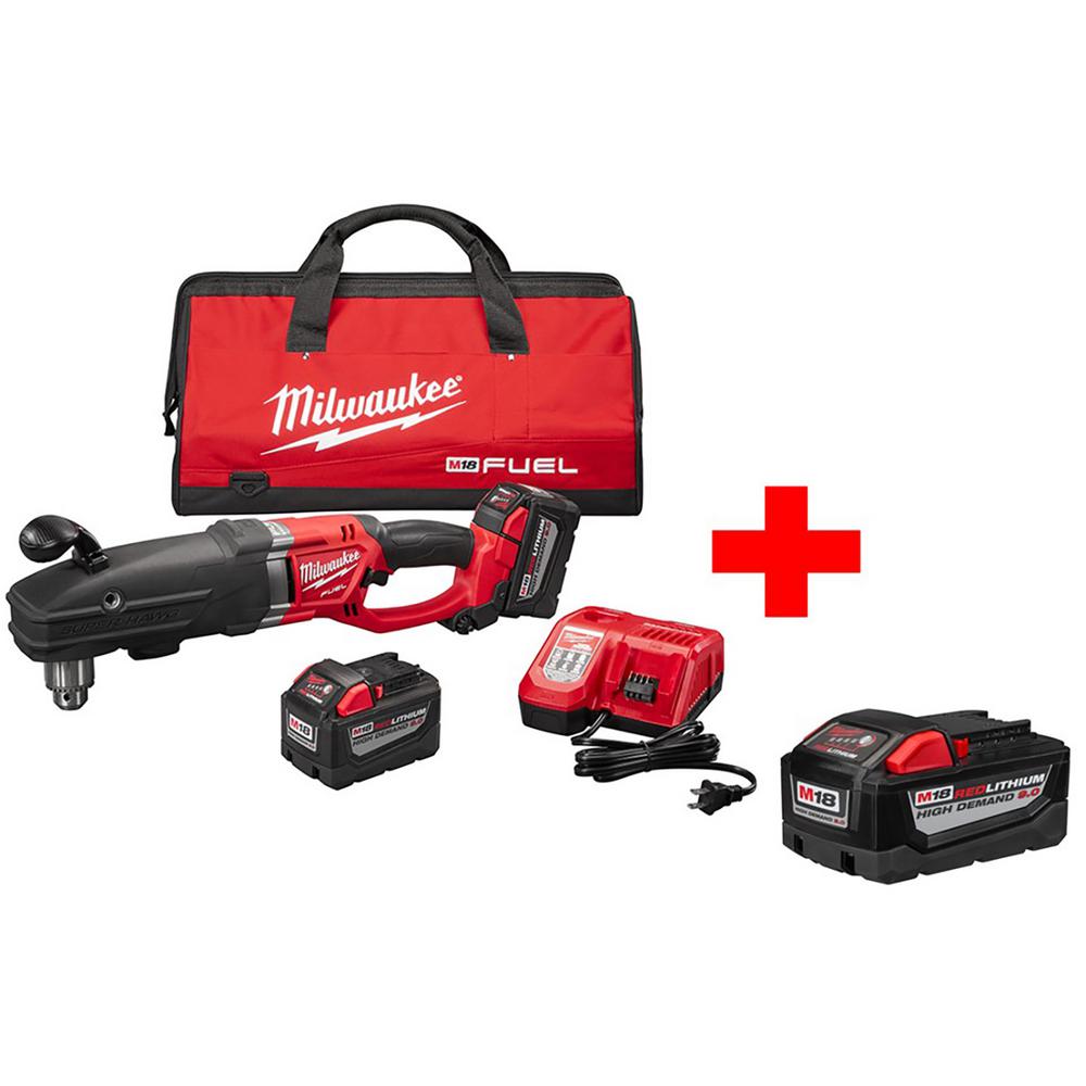 Milwaukee M18 FUEL 18Volt LithiumIon Super Hawg 1/2 in. Cordless