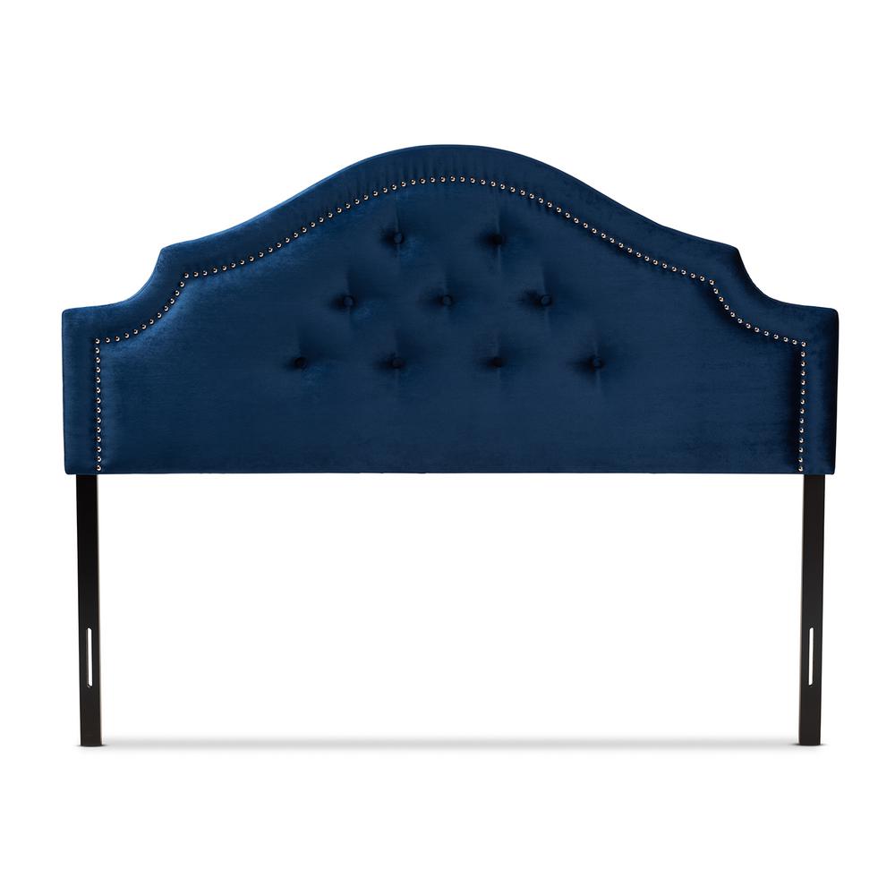 Baxton Studio Cora Royal Blue Queen Headboard1549323HD The Home Depot