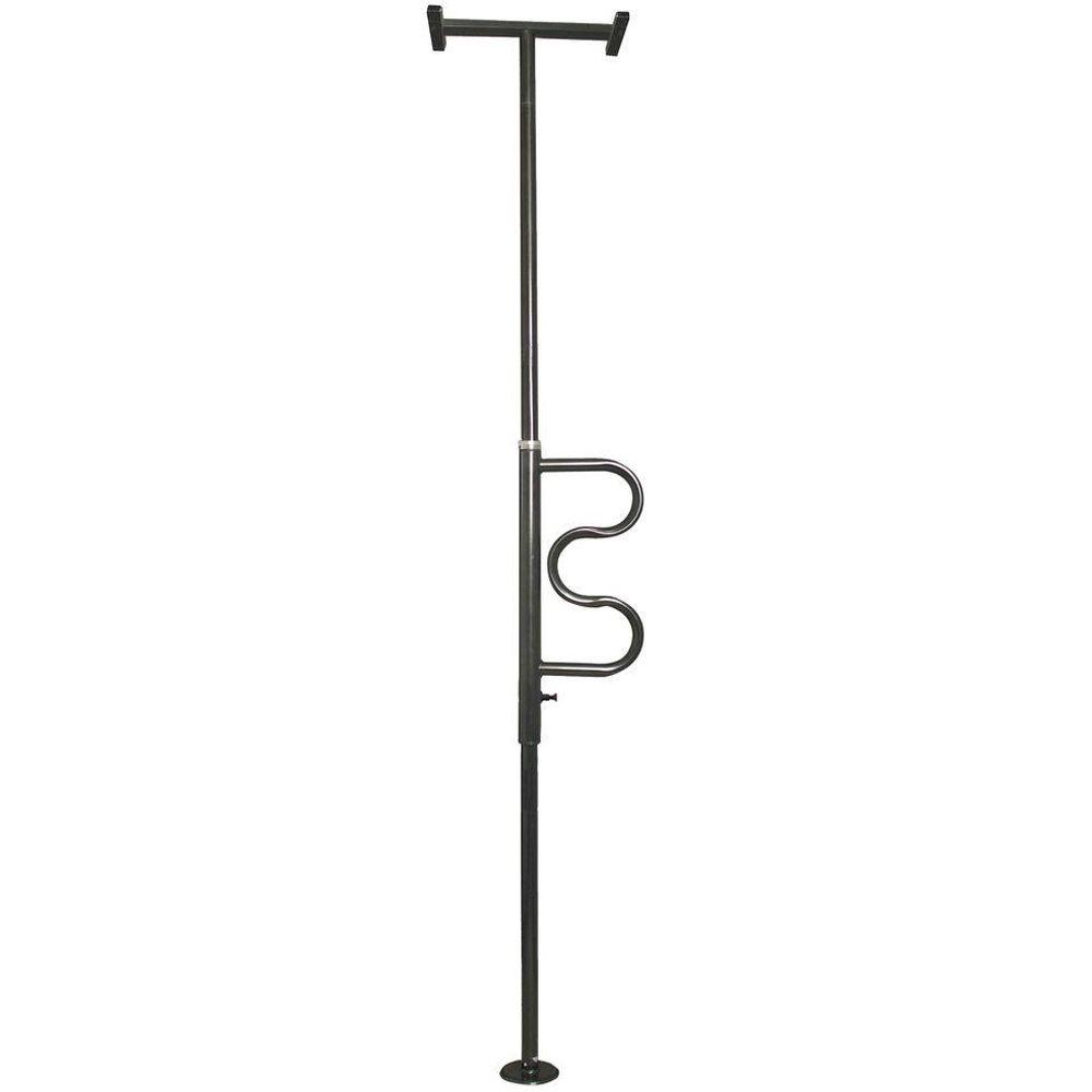 Floor To Ceiling Grab Bar Creepingthyme Info Stander Adjule Floor To Ceiling Security Pole And Curve Grab