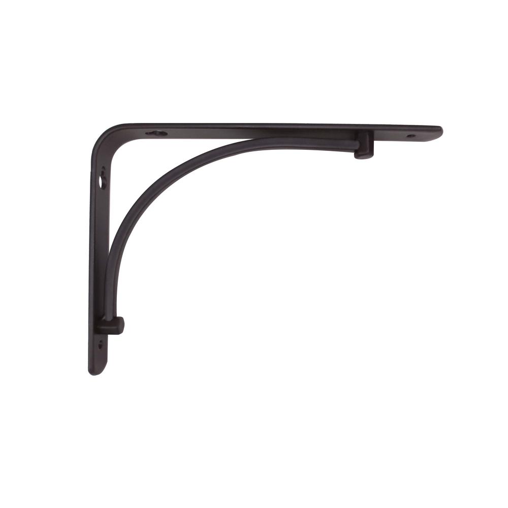 Wall-Mountable - Black - Shelving Brackets - Shelving Hardware - The ...