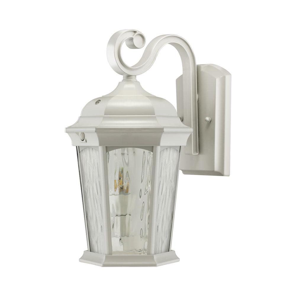 Euri Lighting 2 Light 14 6 In White Motion Sensing Integrated Led Outdoor Wall Lantern Sconce With Flickering Bulb Clear Glass Efl 140w Md The Home Depot - White Motion Sensing Outdoor Decorative Wall Lantern Sconce Euri Lighting 2 Light 14 6 In White Motion Sensing Integrated Led Outdoor Wall Lantern Sconce With Flickering Bulb Clear Glass Efl 140w Md The Home Depot - White Motion Sensing Outdoor Decorative Wall Lantern Sconce