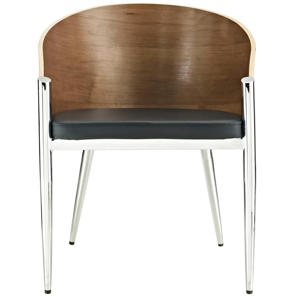 Modway Cooper Silver Dining Wood Arm Chair Eei 604 Slv The Home Depot Modway Cooper Silver Dining Wood Arm Chair