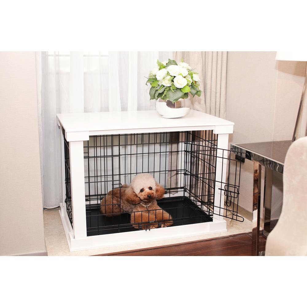 Zoovilla Dog Crate With White Cover Medium Pth0241720100 The