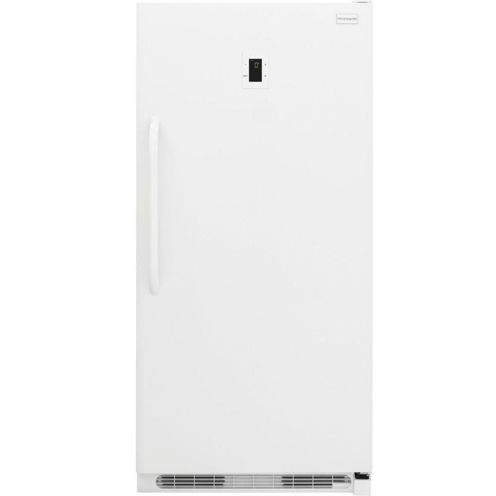 Frigidaire 20 5 Cu Ft Frost Free Upright Freezer In White Energy Star Fffh21f6qw The Home Depot