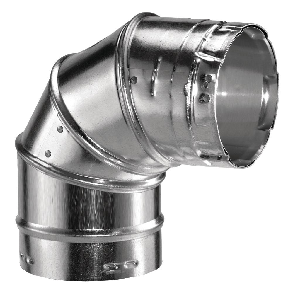 UPC 662492000601 product image for DuraVent 5 in. x 9.3 in. Type-B 90-Degree Elbow for Chimney Pipe | upcitemdb.com