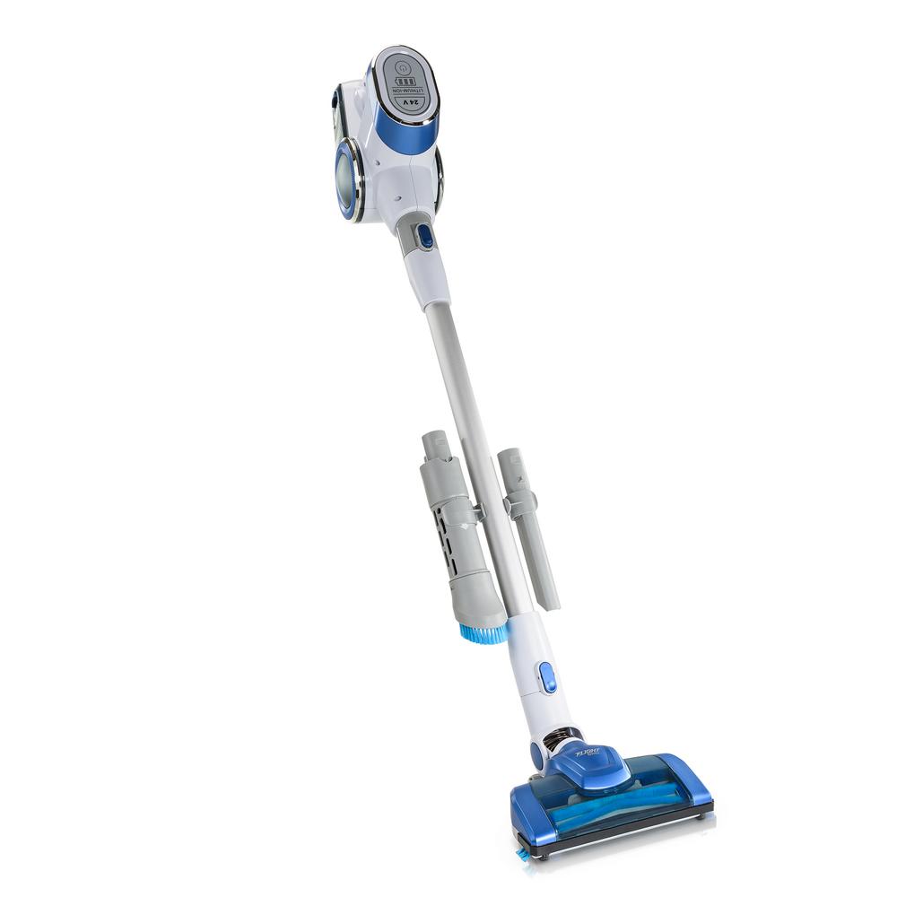 20 Volt Stick Vacuums Vacuum Cleaners The Home Depot Lightweight Cordless 22 2 Volt Lithium Ion Battery Powered Bagless Stick Vacuum Cleaner