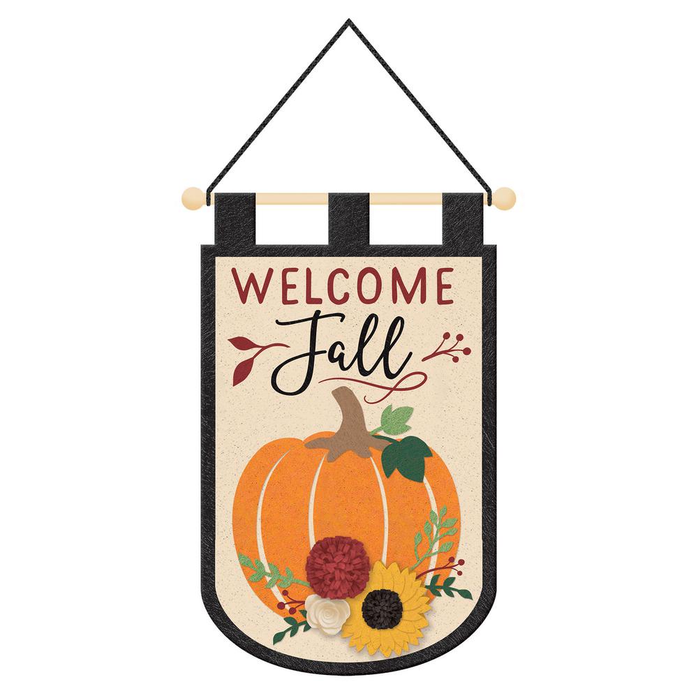 Amscan 18 in. Fall Harvest 3D Banner (2Pack)242952 The Home Depot