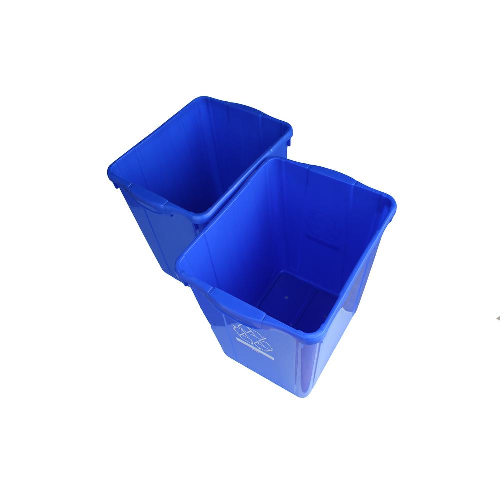 Enviro World 22 Gal. Recycling Box (2Pack)EWC212 The Home Depot