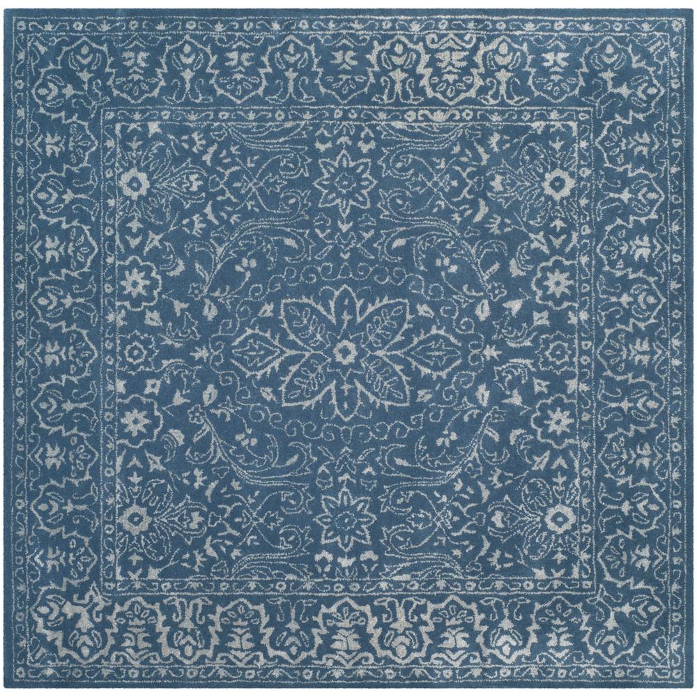 square blue area rugs