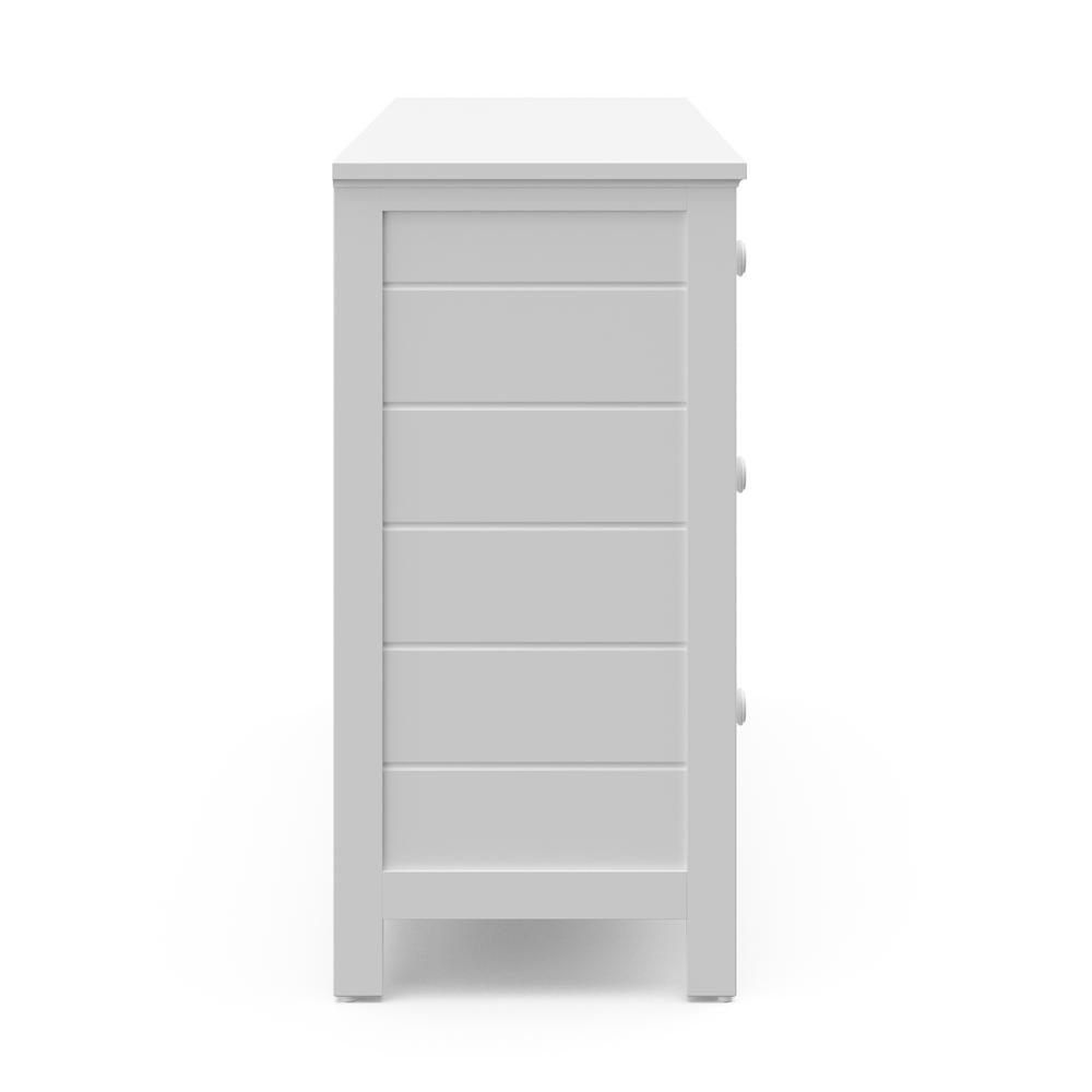 Storkcraft Moss 6 Drawer White Dresser 03756 101 The Home Depot