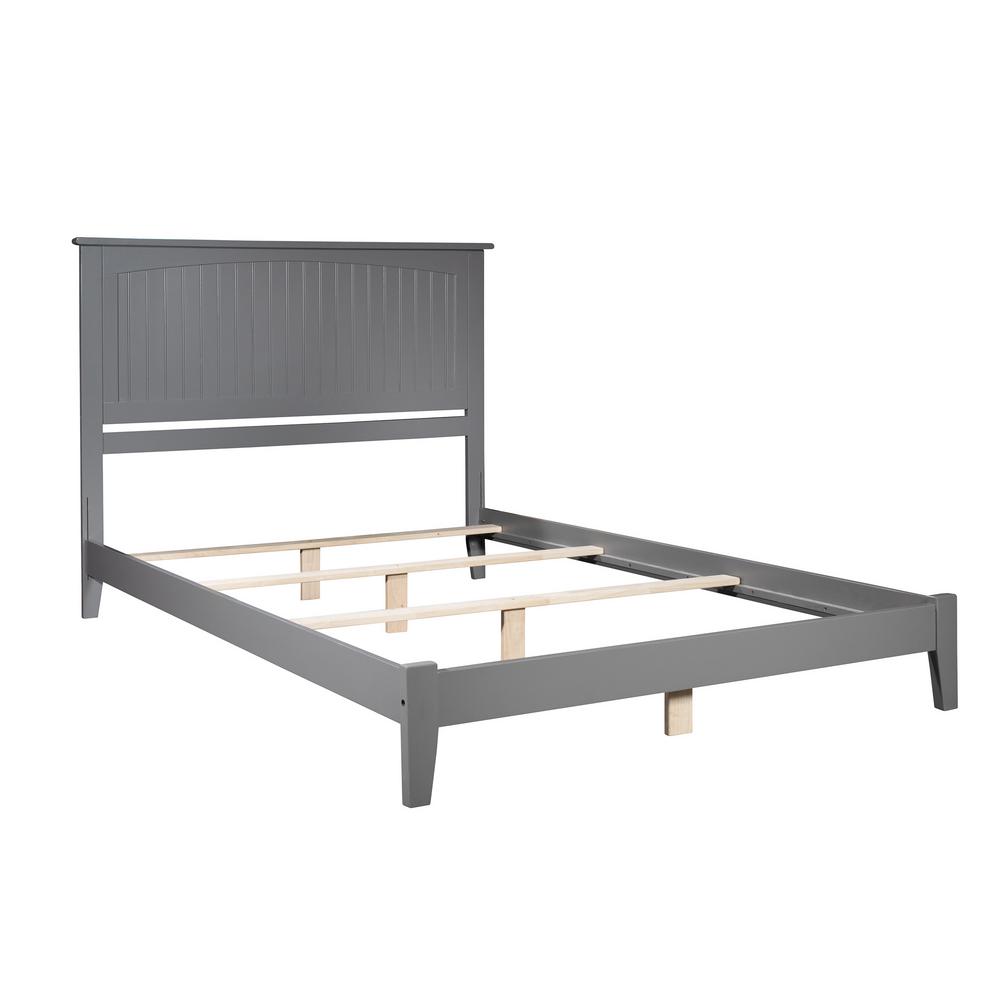 Atlantic Furniture Nantucket King Traditional Bed in Grey ...