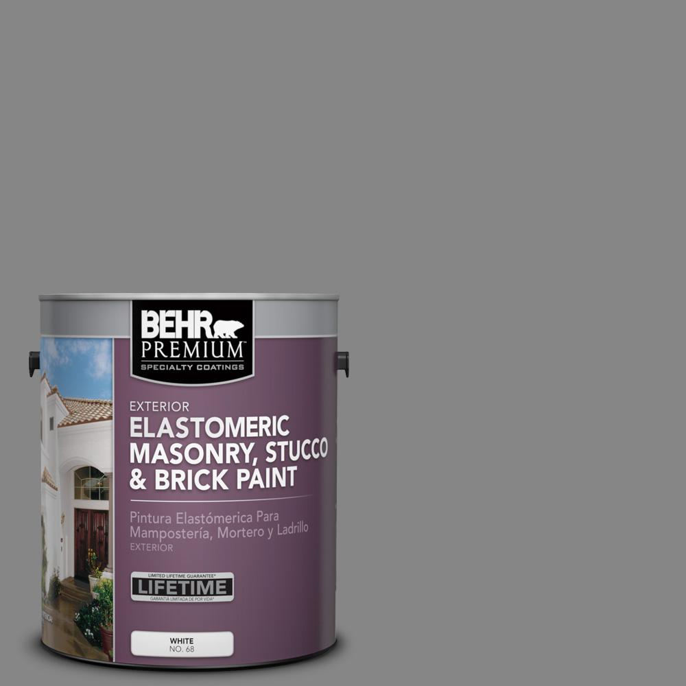 Behr Premium 1 Gal Pfc 63 Slate Gray Elastomeric Masonry Stucco Pfc 63 Slate Gray Elastomeric Masonry Stucco And