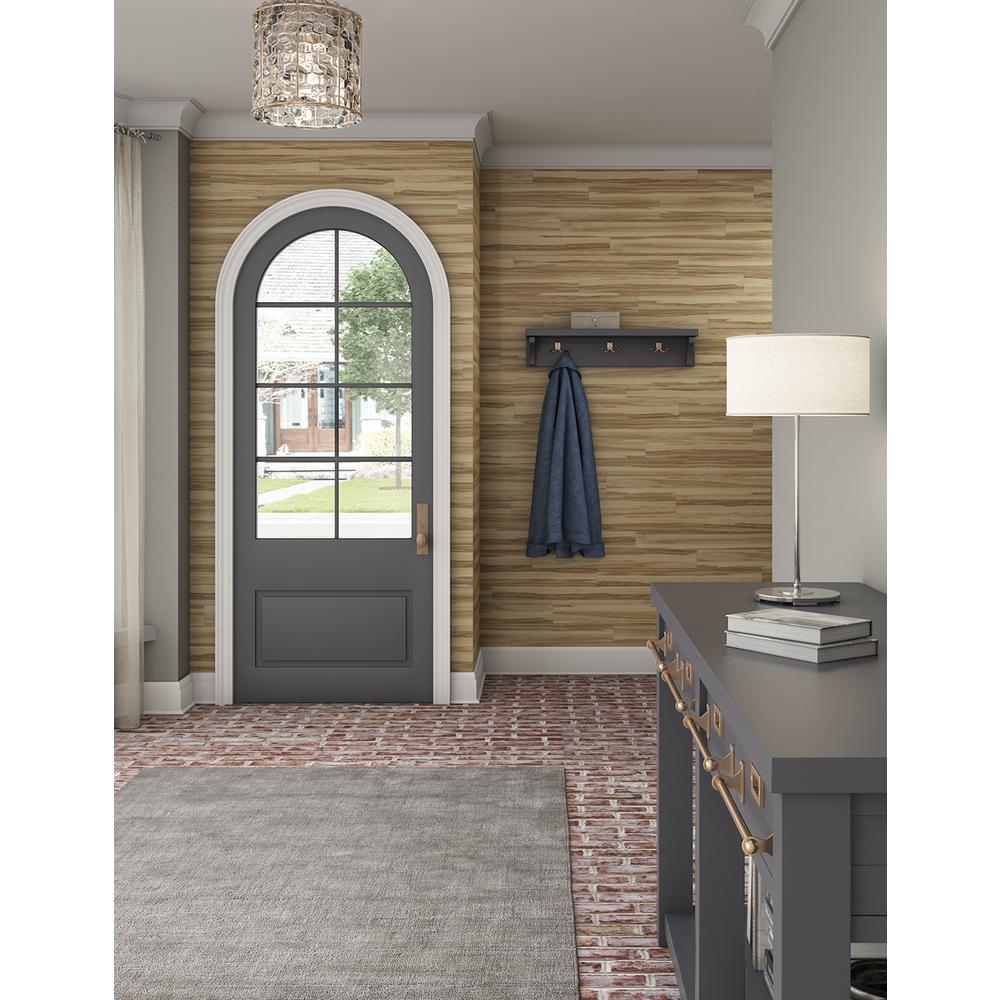 Duradecor Natural Hickory 4 In X 36 In Peel And Stick Wall And Floor Luxury Vinyl Planks 20 Sq Ft Per Case