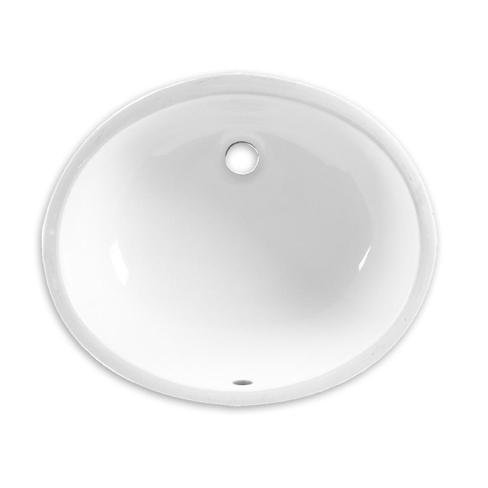 American Standard Ovalyn Undermount Bathroom Sink In White