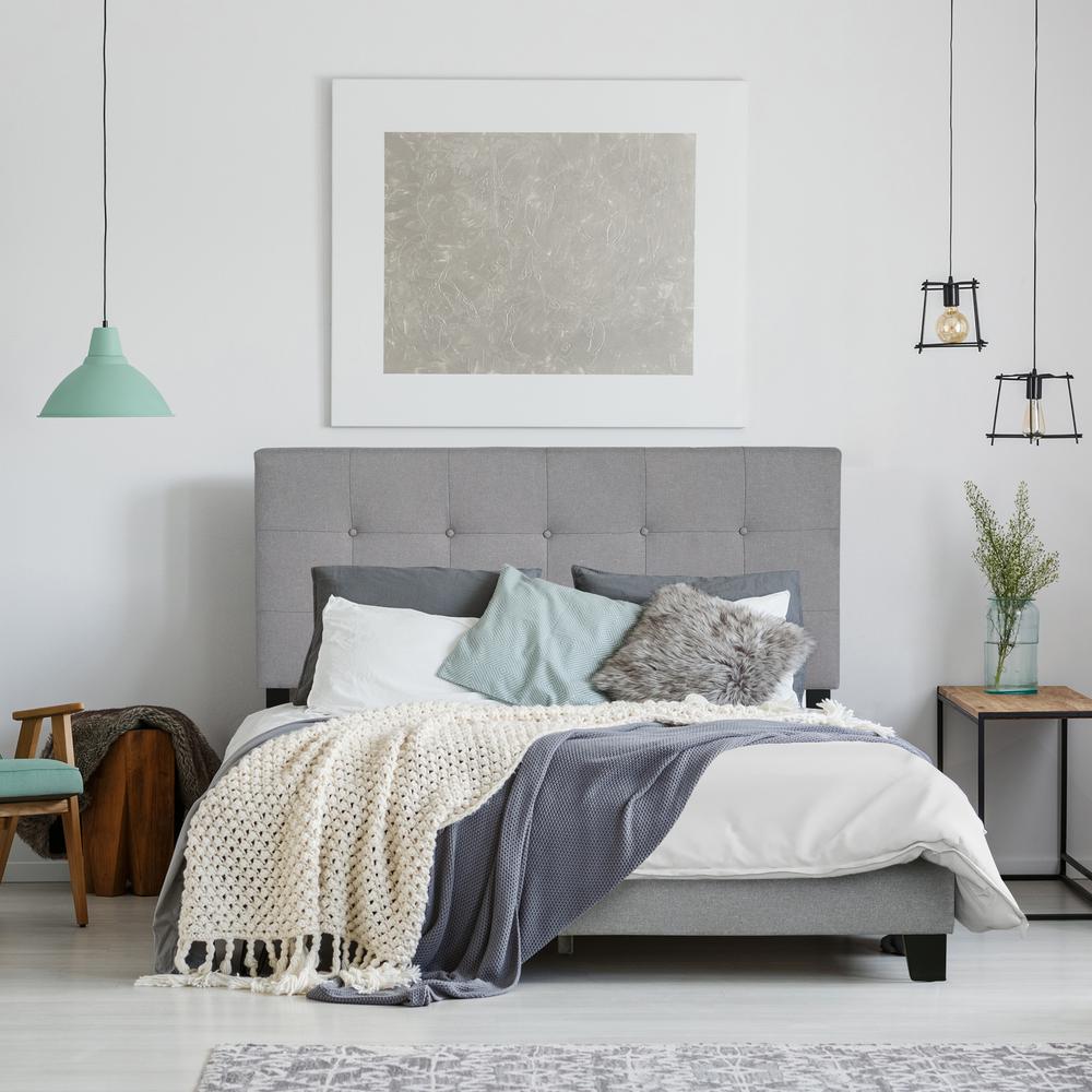 Furinno Laval Glacier Full On Tufted Bed Frame Fb17020f Gl The Furinno Laval Glacier Full On Tufted Bed Frame