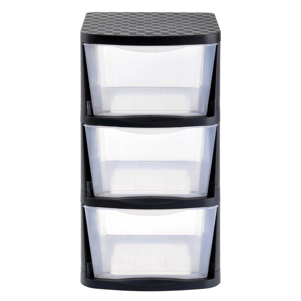 Iris 15 75 In X 7 In White Shallow Plastic Drawer 129770 The