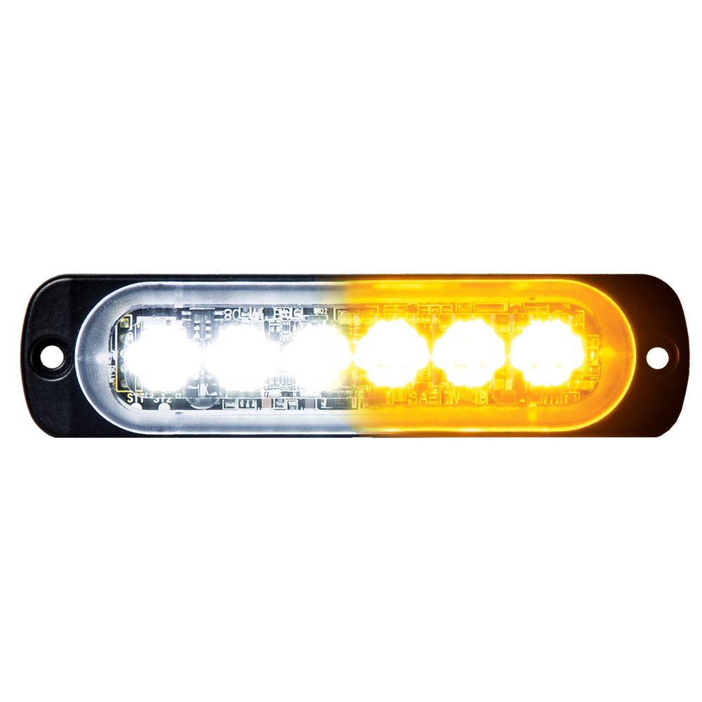 buyers products company amberclear led horizontal strobe light