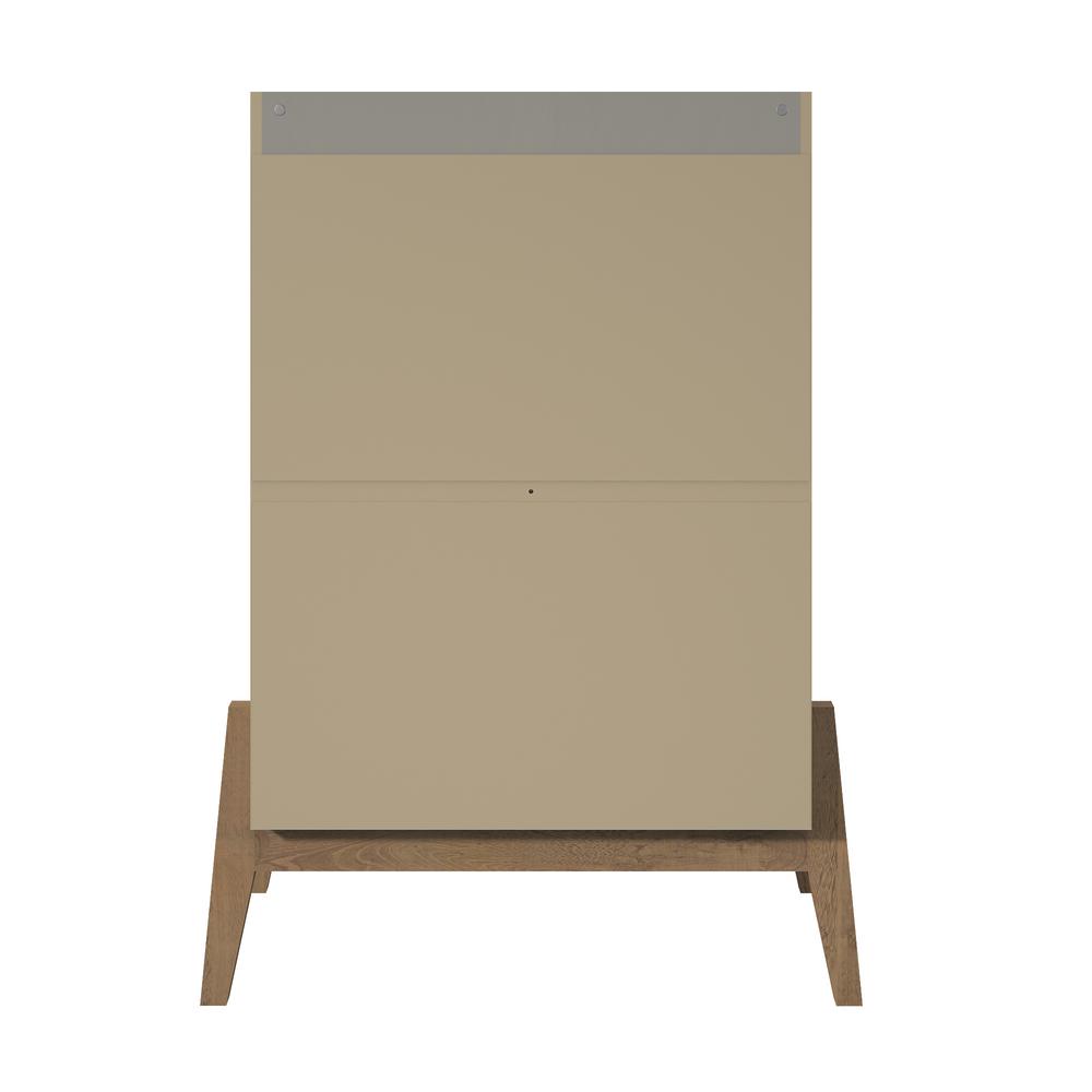 Manhattan Comfort Essence 48 23 In Tall 4 Drawer Grey Dresser
