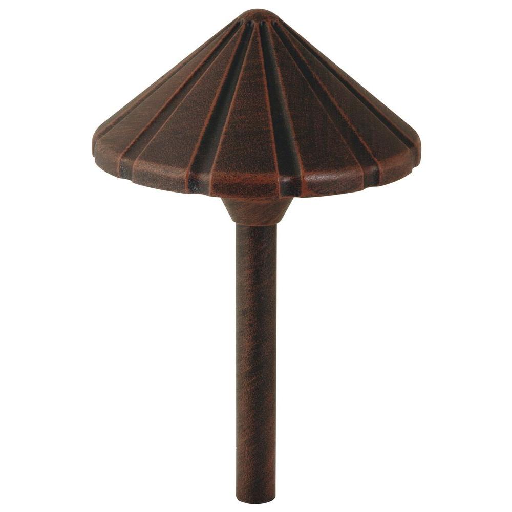 Moonrays Halogen Landscape Lighting Outdoor The Galena Style Low Voltage 11 Watt Rubbed Bronze Metal Outdoor Landscape Path Light