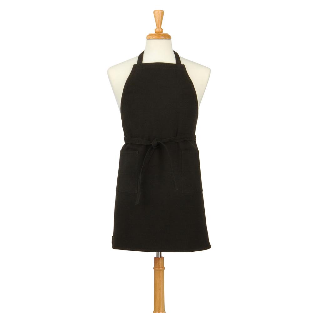 ASD Living Two Pocket Cotton Canvas Chef's Apron, Black01427 The