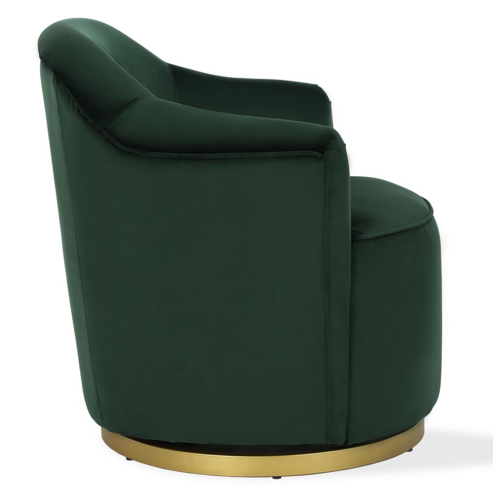 Novogratz Azalea Forest Green With Gold Metal Base Swivel Novogratz Azalea Forest Green With Gold Metal Base Swivel