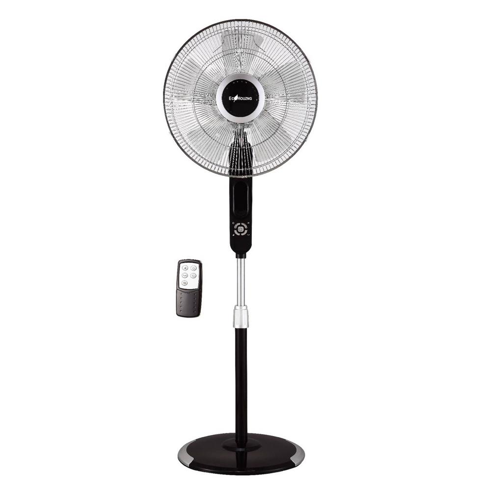 Best Rated Pedestal Fans Floor The Home Depot Compare Ecohouzng 16 In Digital Oscillating Stand Fan