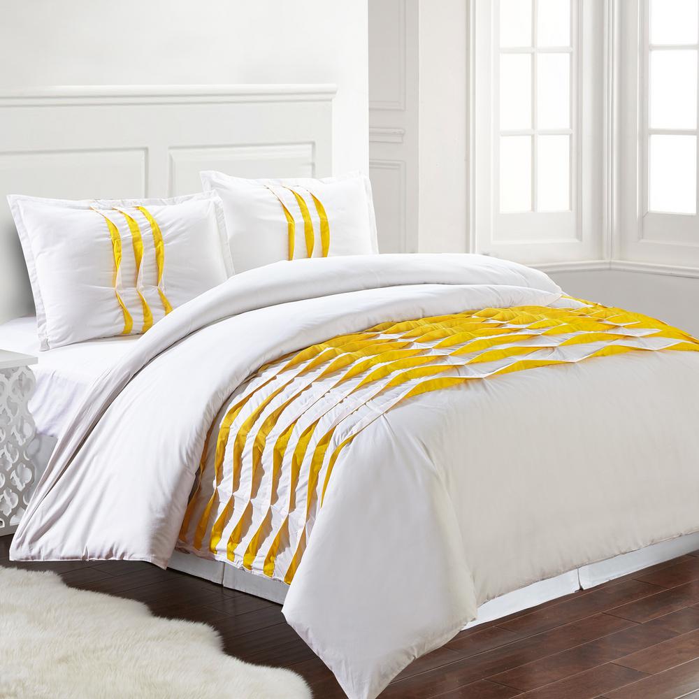 Modern Threads 3 Piece Yellow Queen Duvet Cover Set 3dvtctng Isy