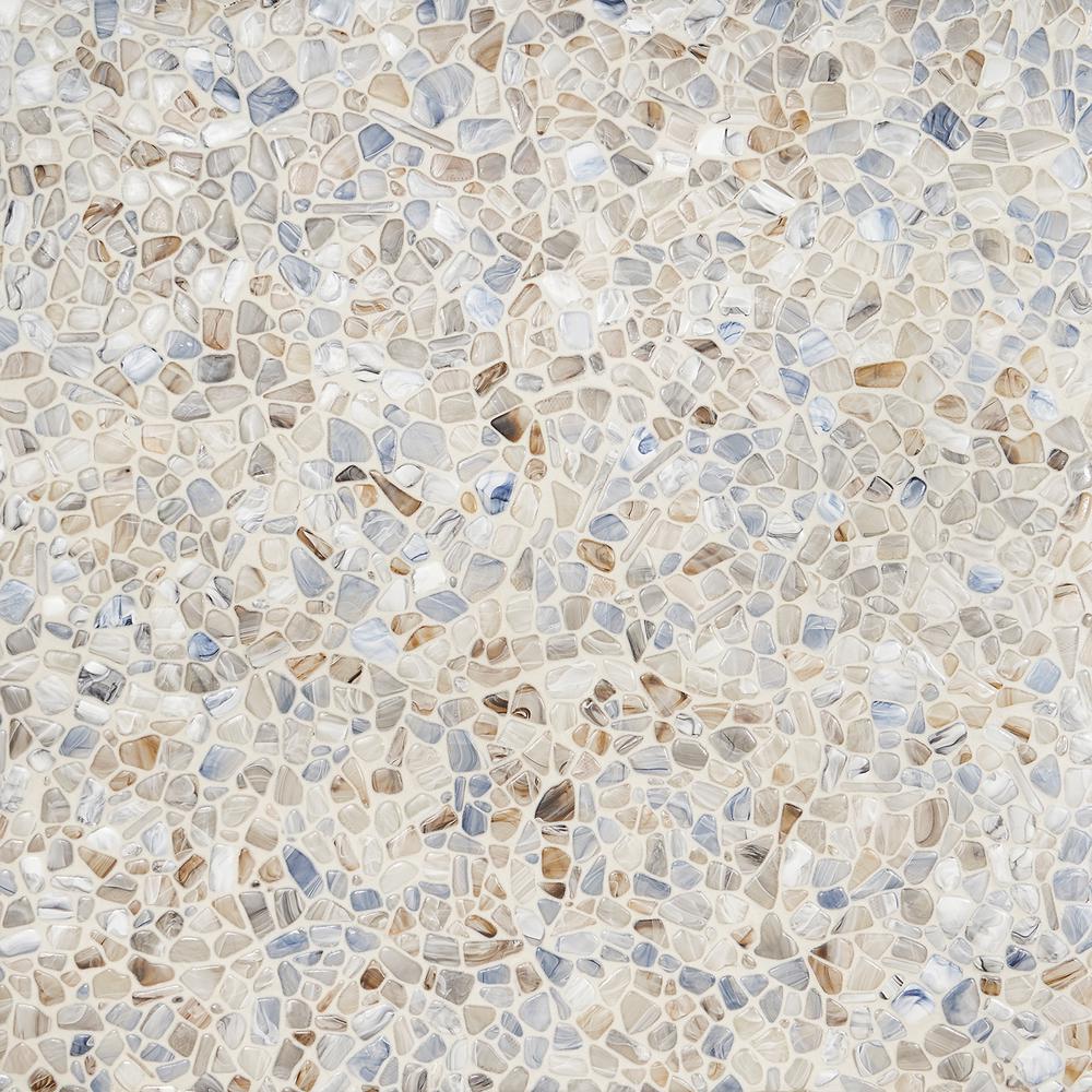 1 Sheet//1 SQFT 1 Hexagon Glass Mosaic Tile Hydra