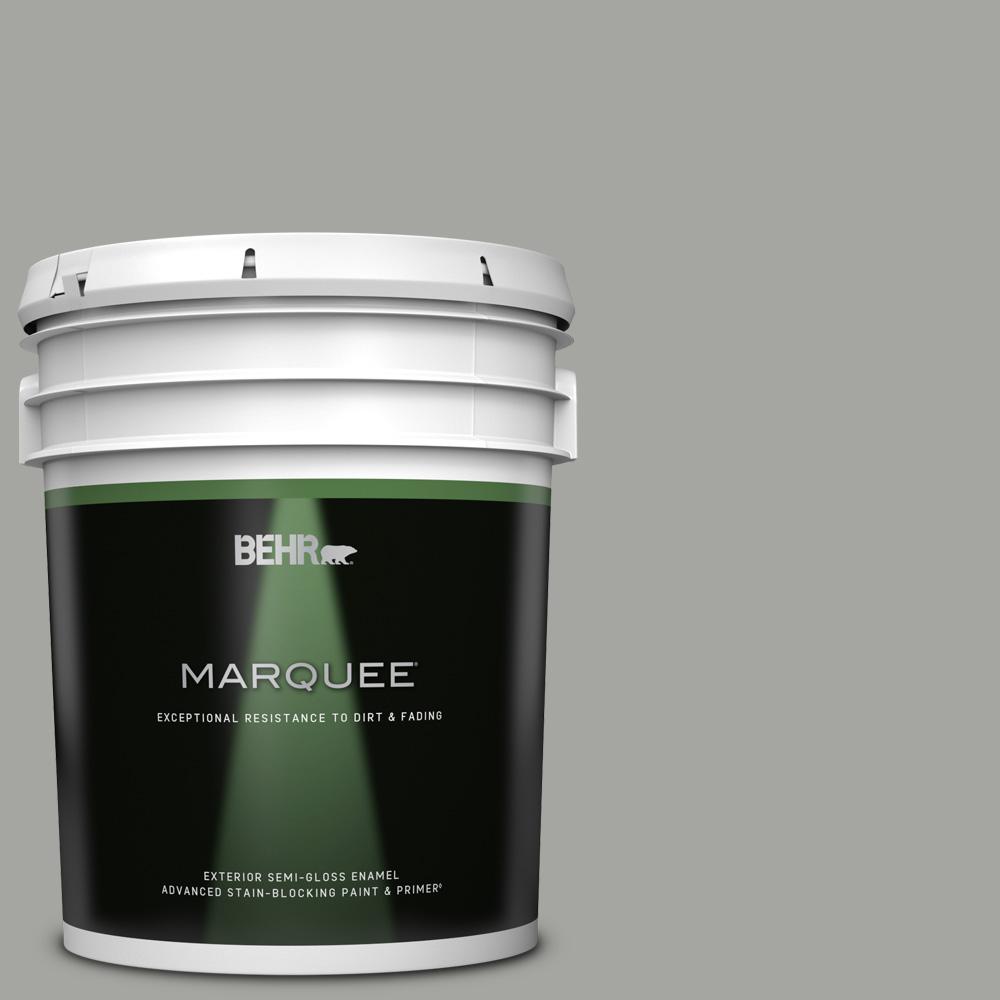 BEHR MARQUEE 5 gal. PPU2418 Great Graphite SemiGloss Enamel Exterior