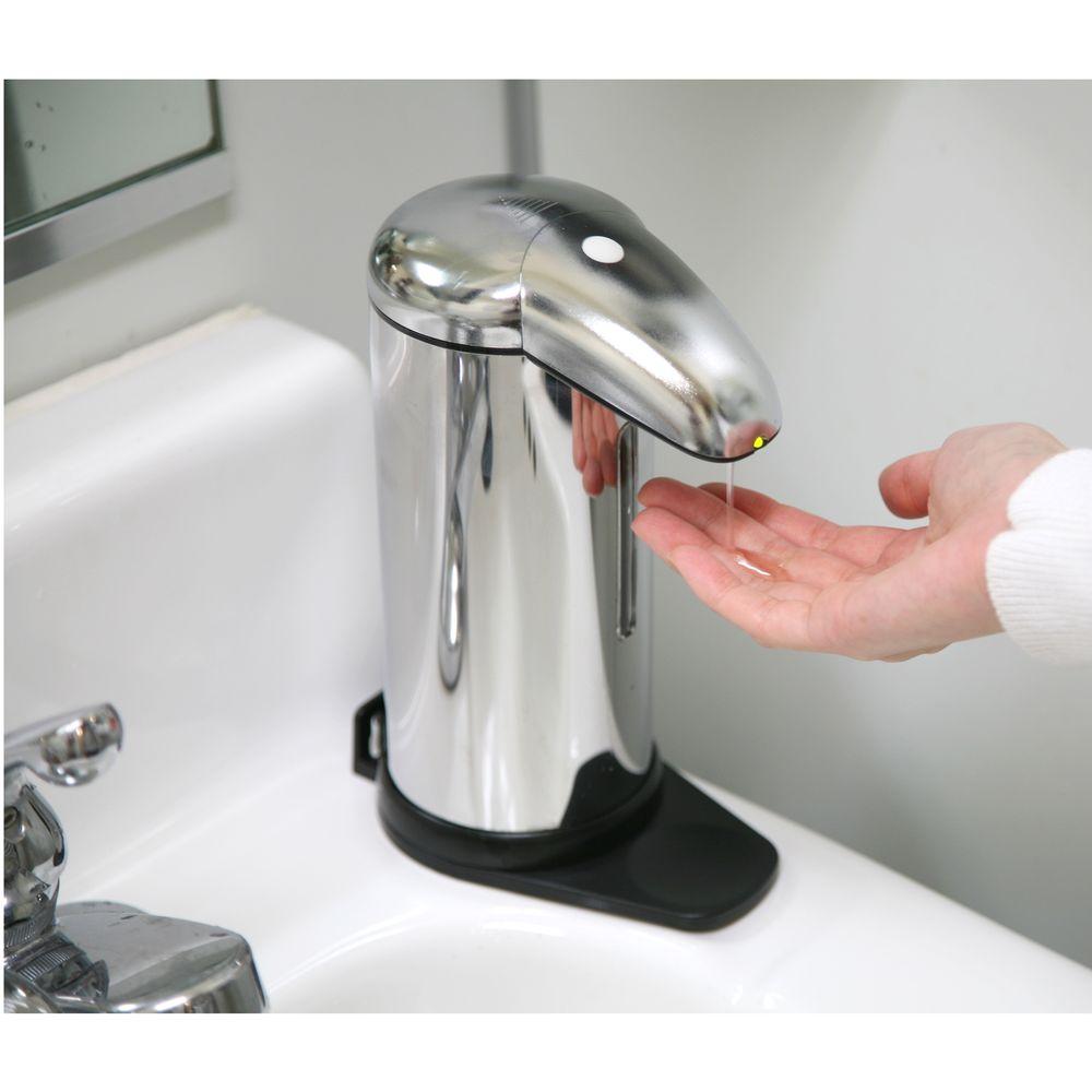 iTouchless WallMount TouchFree Sensor Soap Dispenser in Stainless