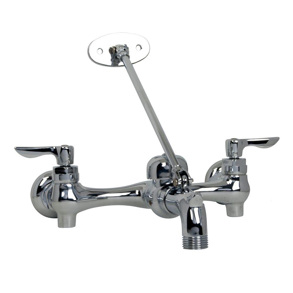 American Standard Exposed Yoke Wall Mount 2Handle Utility Faucet with