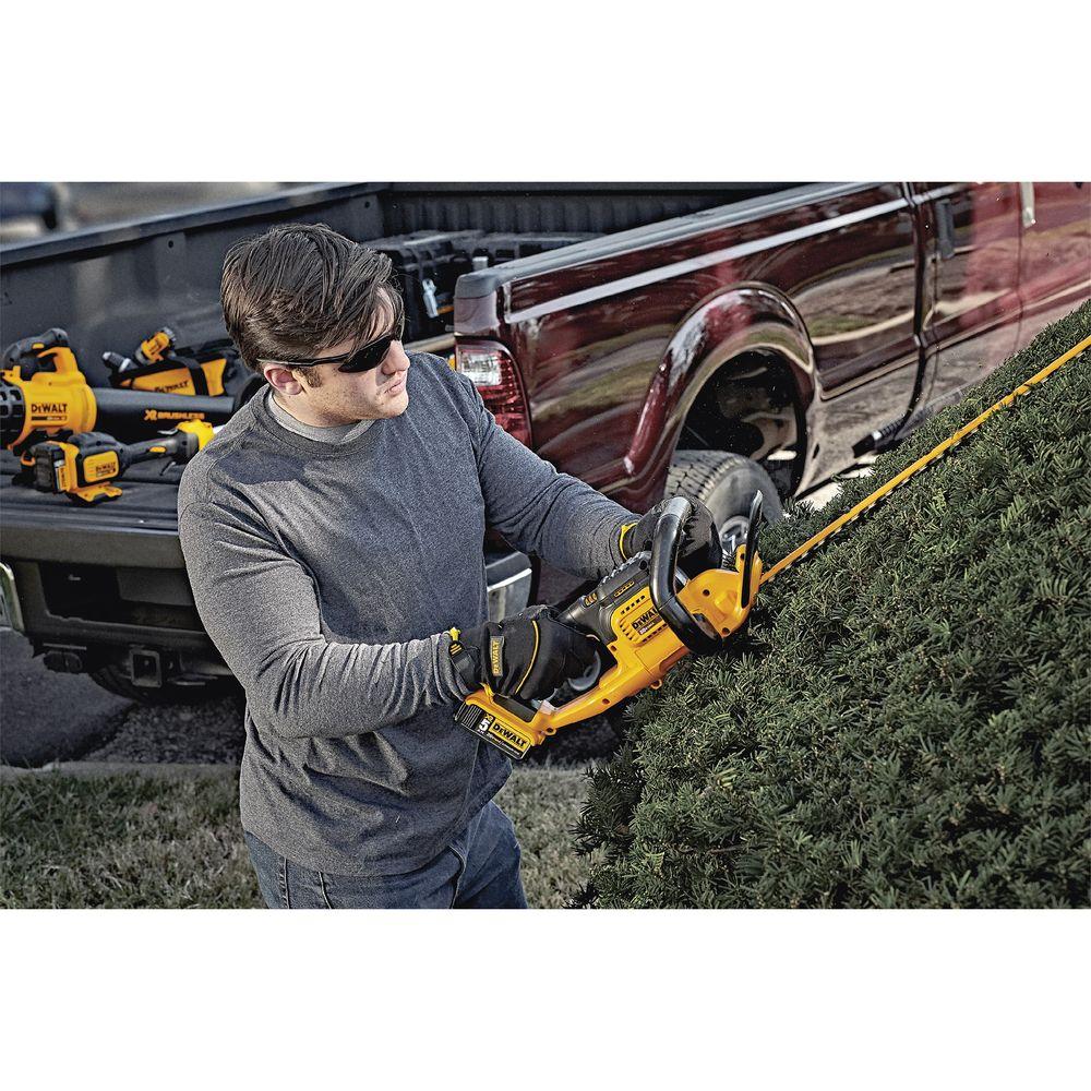 dewalt battery hedge trimmer