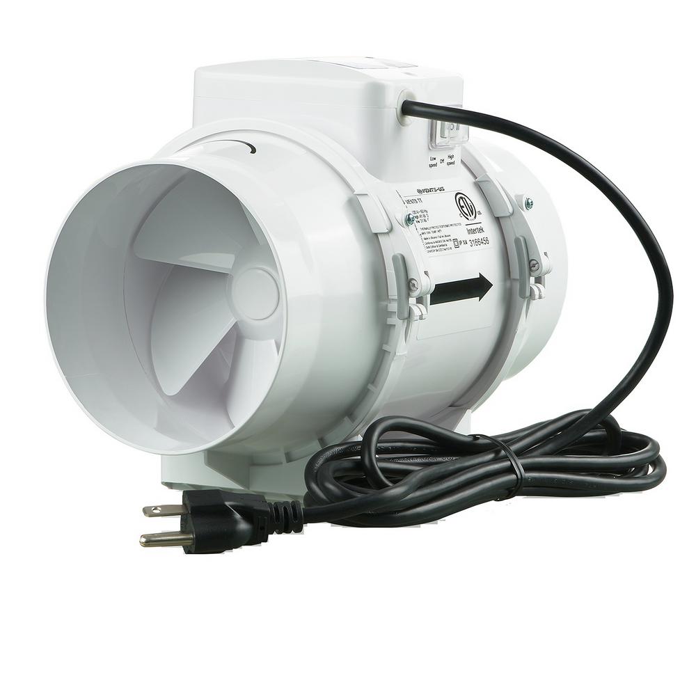 VENTS 225 CFM Power 6 in. Mixed Flow InLine Duct FanTT 150 The Home