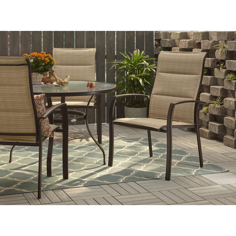 Hampton Bay Mix And Match Stackable Oversized Metal Outdoor Dining