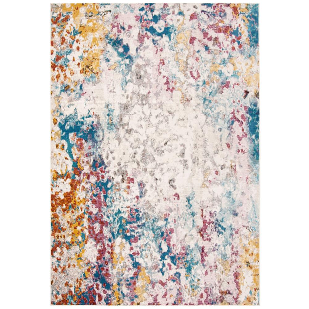 Safavieh Aria Cream Dark Teal 4 Ft X 6 Area Rug