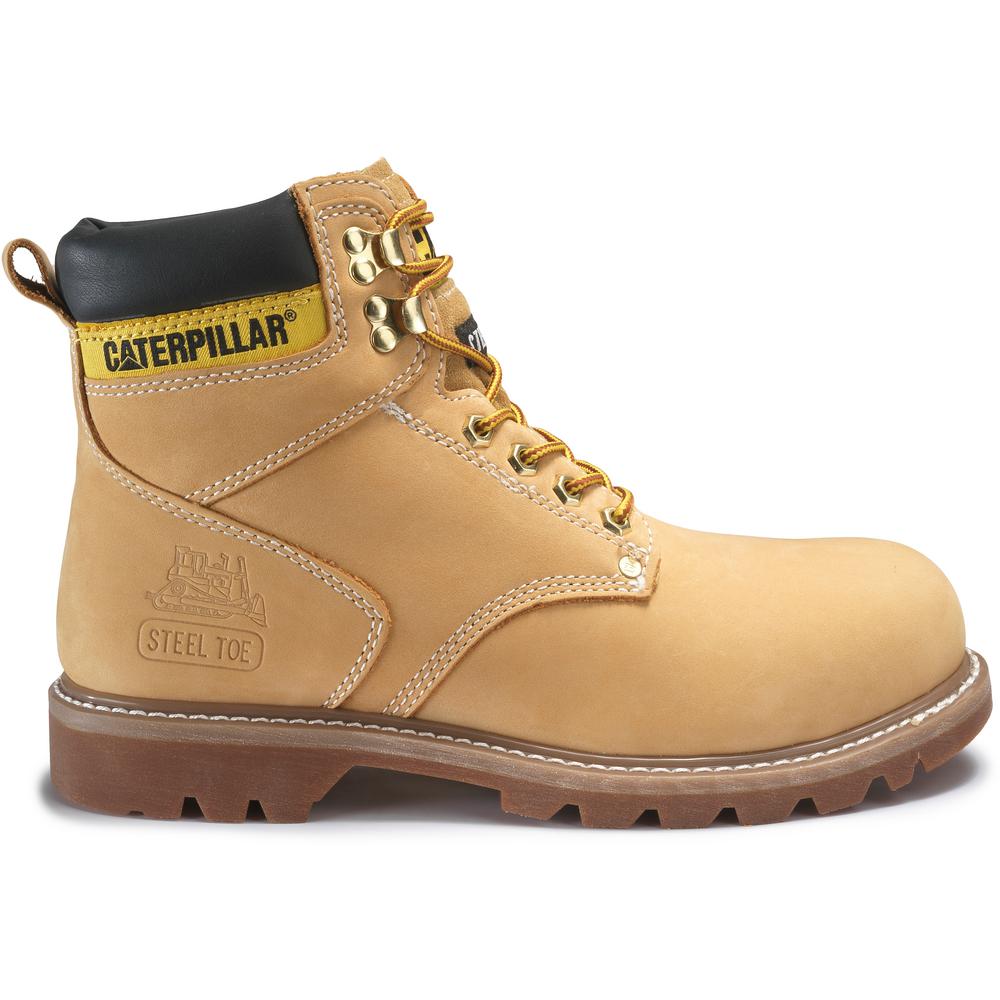 caterpillar boots slip on