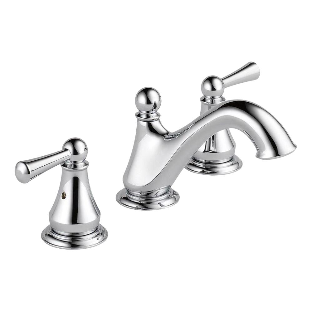 Delta Haywood 8 In Widespread 2 Handle Bathroom Faucet In Chrome