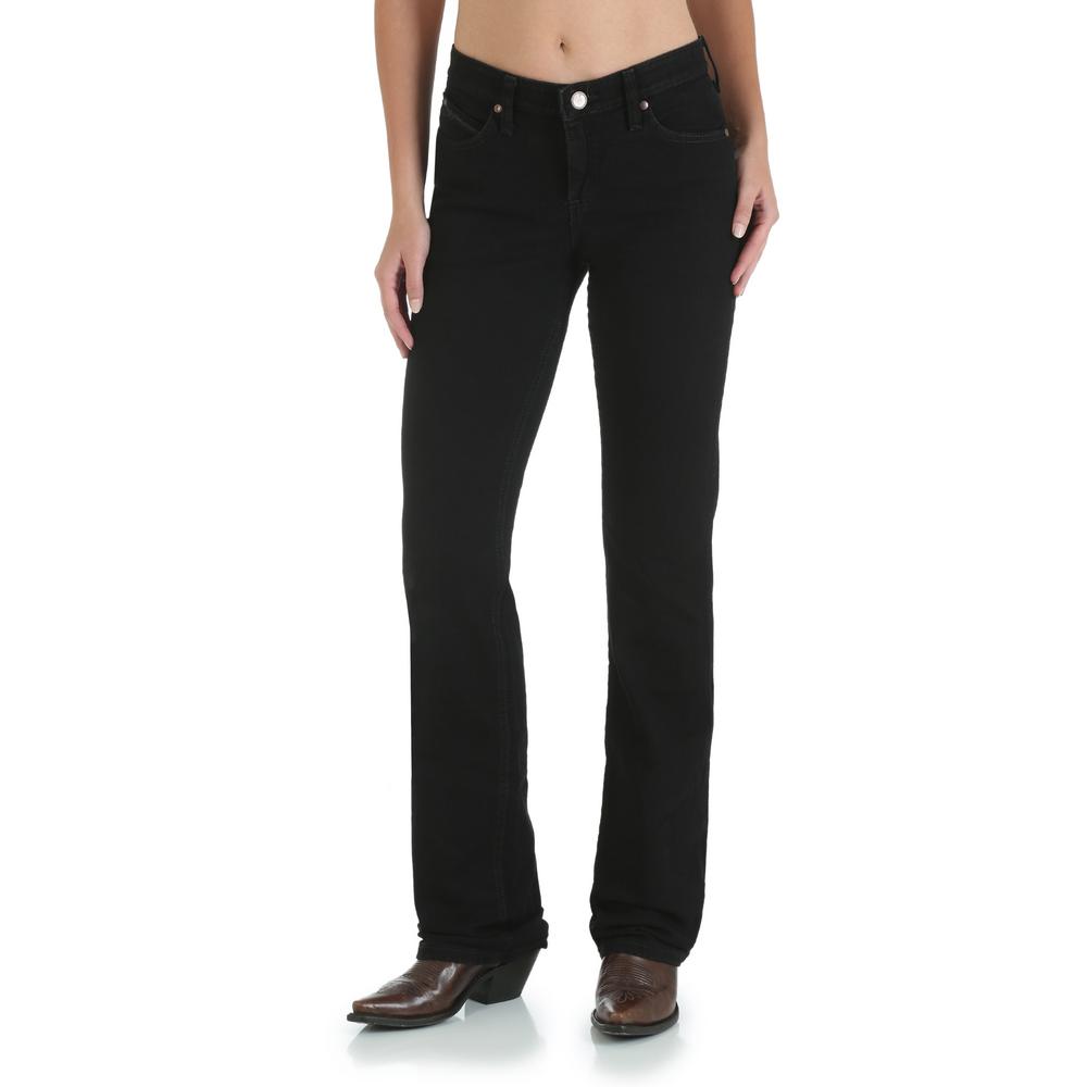 womens black wrangler jeans