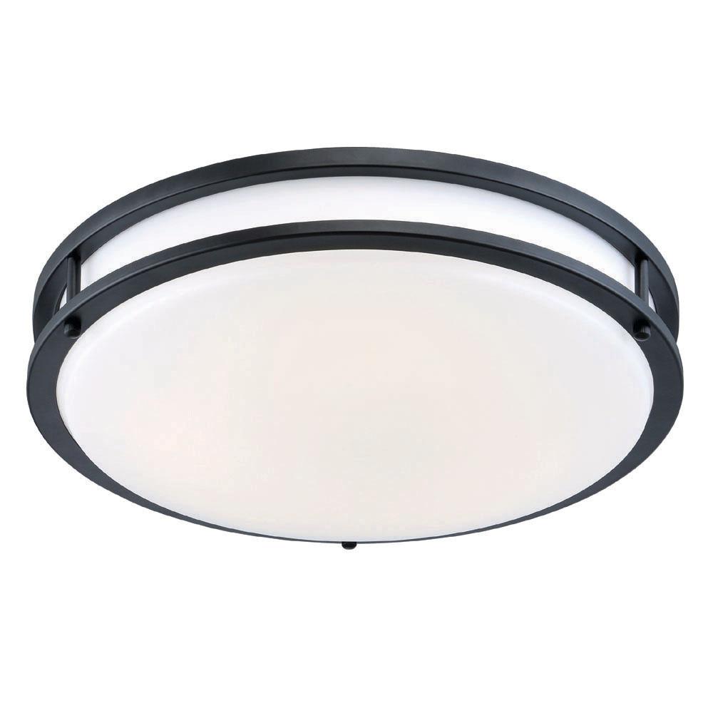 Envirolite 14 In Oil Rubbed Bronze White Low Profile Led Ceiling Oil Rubbed Bronze White Low Profile Led Ceiling Light
