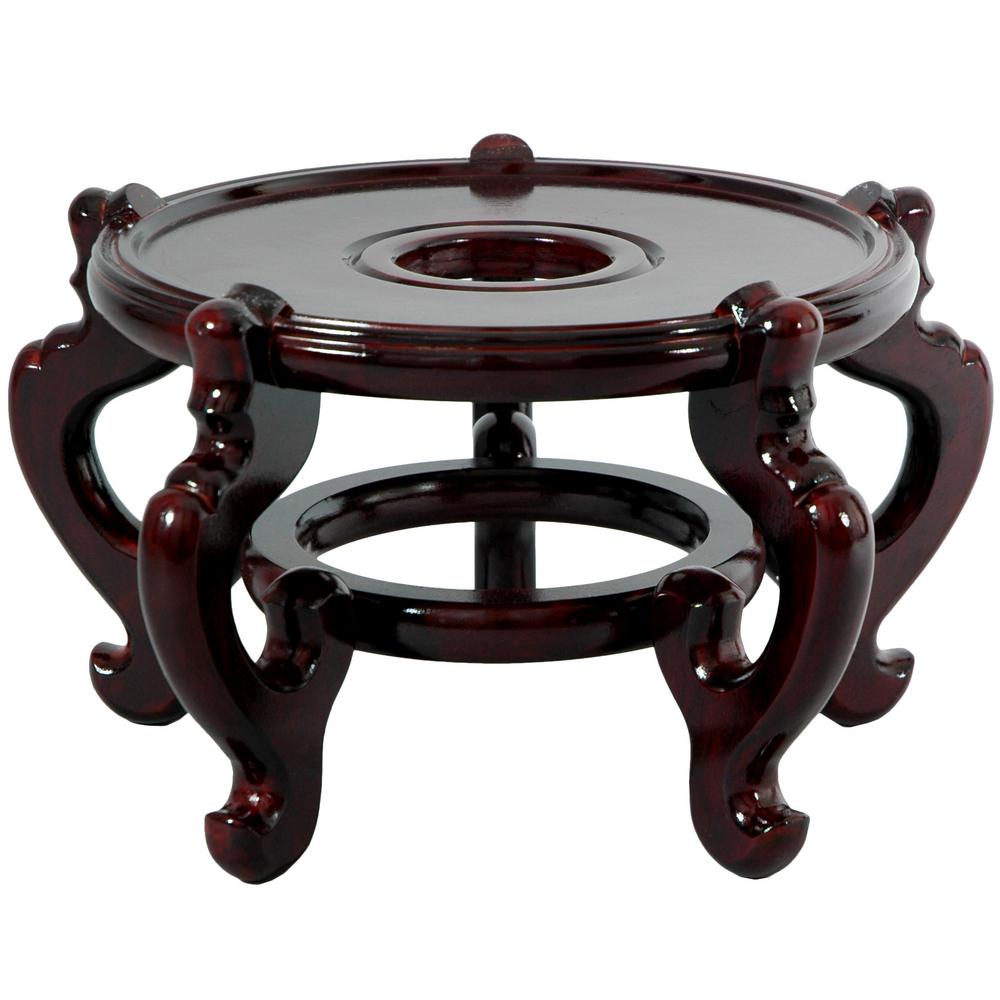 Oriental Furniture 11 5 In Rosewood Fishbowl Stand St Oriental Furniture 11 5 In Rosewood Fishbowl Stand