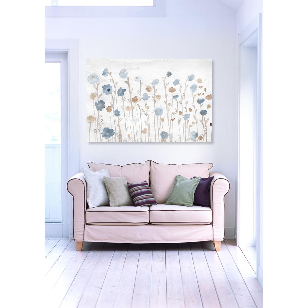 The Oliver Gal Artist Co 36 In H X 24 In W Beautiful Growth Light Blue By The Oliver Gal Artist Co Printed Framed Canvas Wall Art 22674 36x24 Canv Xhd The Home Depot