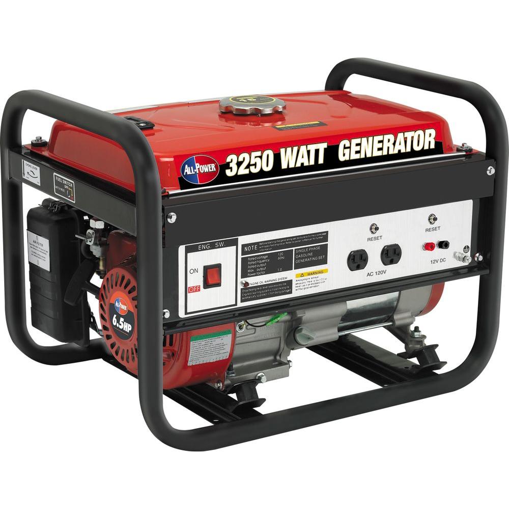 Subaru Portable Generators The Home Depot 2500 Watt Gasoline Ed Portable Generator With 4 Cycle Avr System