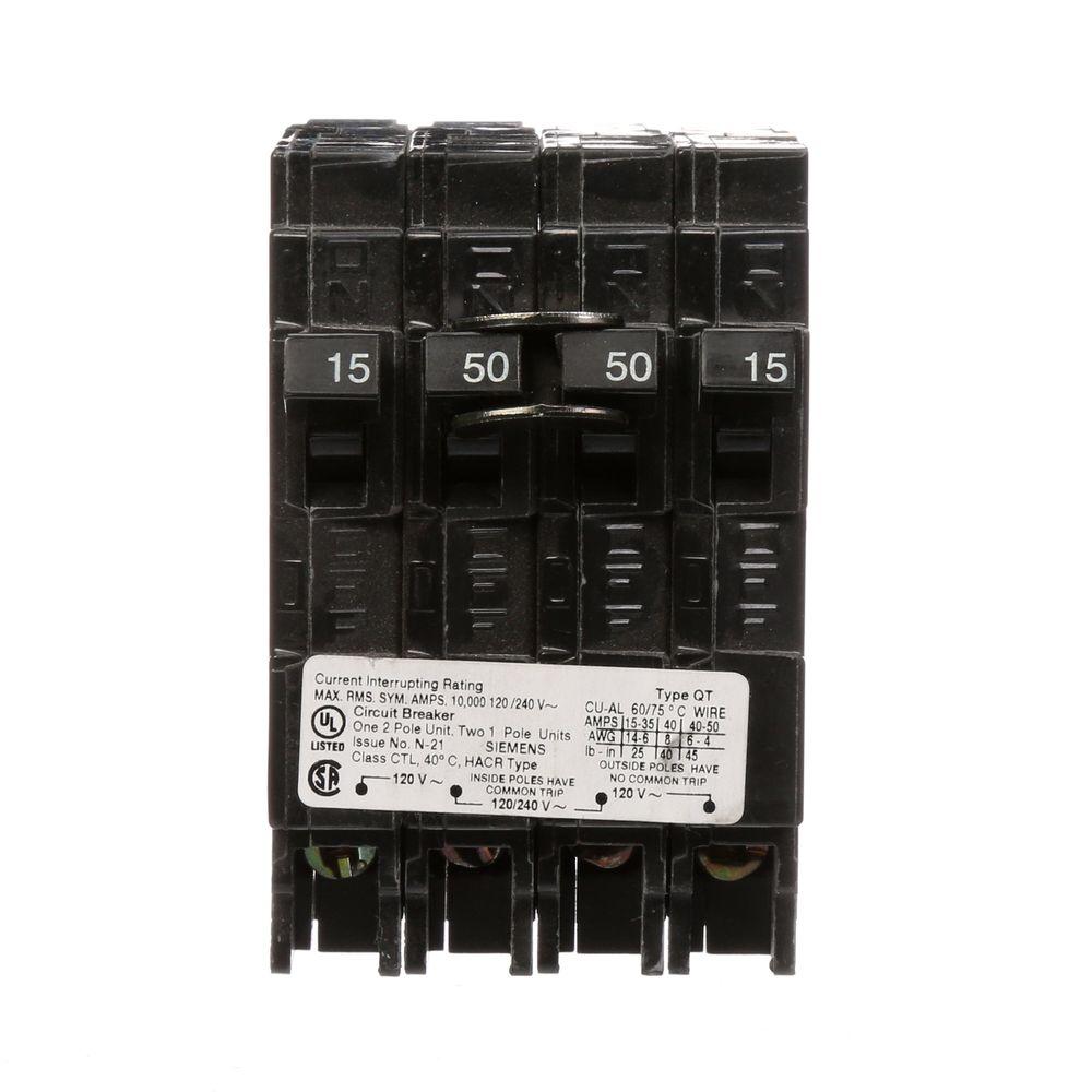 siemens 50 amp breaker