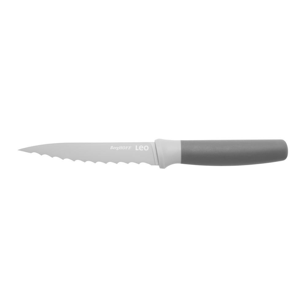 Berghoff Leo 4 5 In Serrated Utility Knife 3950045 The Home Depot