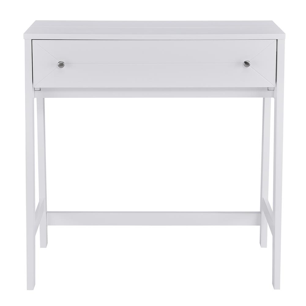 Southern Enterprises Glynn White Writing Desk with Storage HD524535