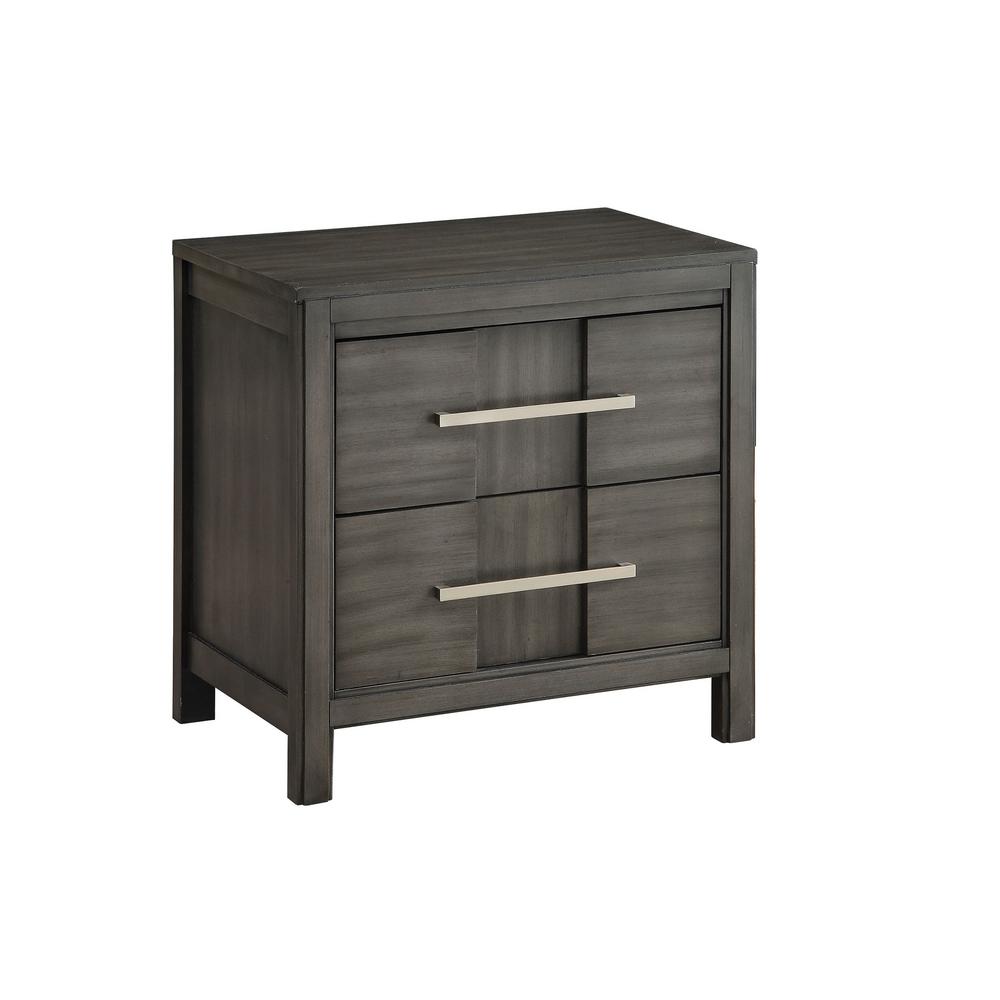 Gray Nightstands Bedroom Furniture The Home Depot