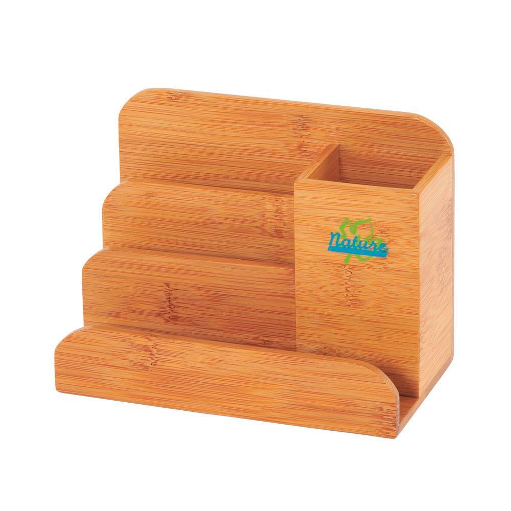 Buddy Products Bamboo Desk OrganizerBB024 The Home Depot