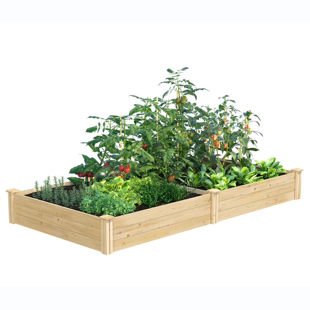 Greenes Fence 4 Ft X 8 10 5 In Original Cedar Raised Garden Bed Rc6t21b The Home Depot - Home Depot Garden Bed Fencing Greenes Fence 4 Ft X 8 10 5 In Original Cedar Raised Garden Bed Rc6t21b The Home Depot - Home Depot Garden Bed Fencing