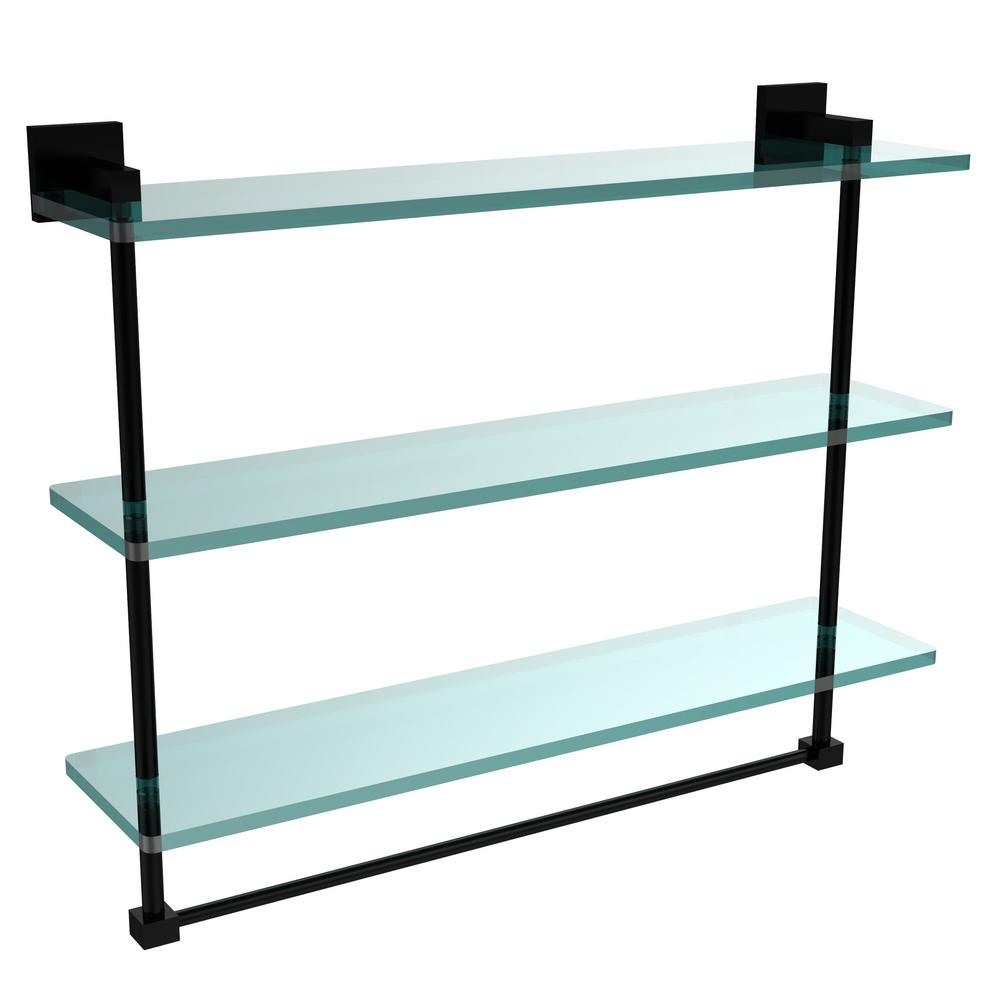 3 tier bathroom wall shelf